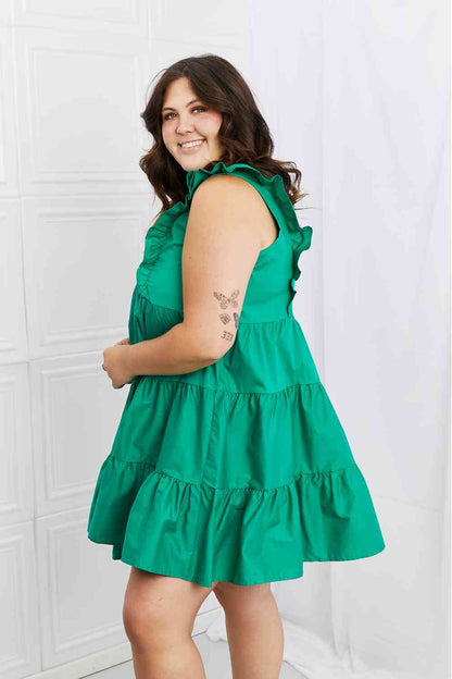 Play Date Plus Size Ruffle Dress