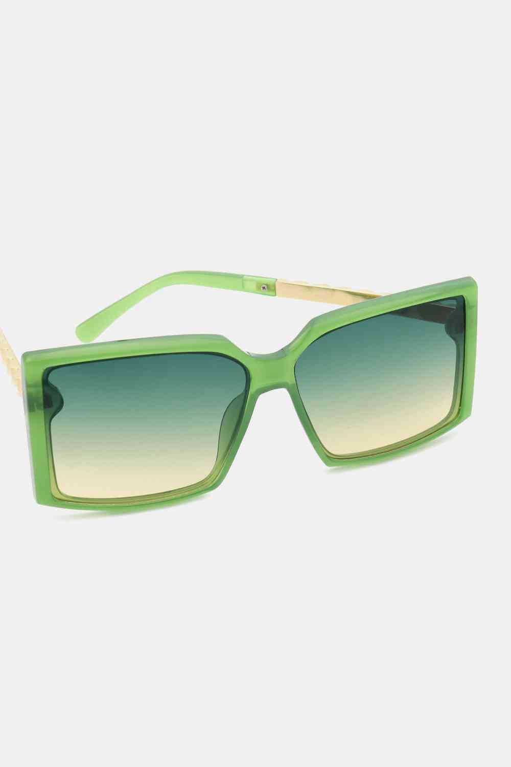 Polycarbonate Frame Square Sunglasses