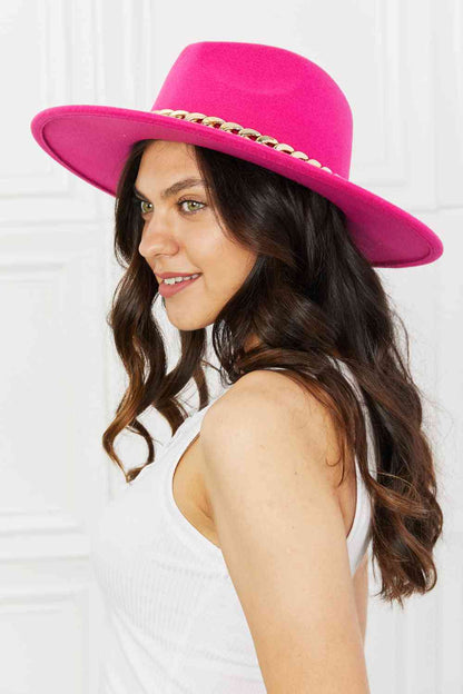 Fedora Hat in Pink