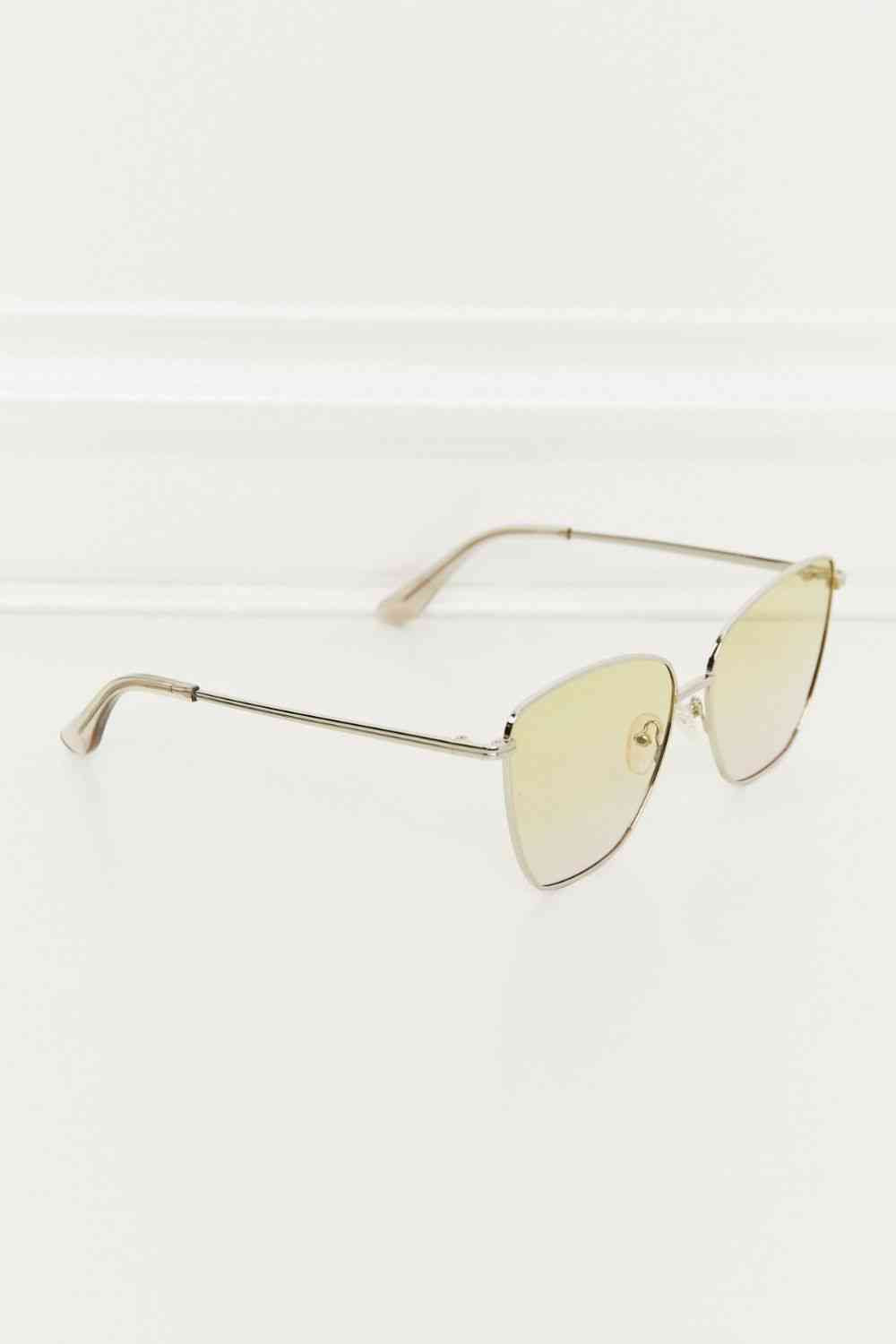 Metal Frame Full Rim Sunglasses