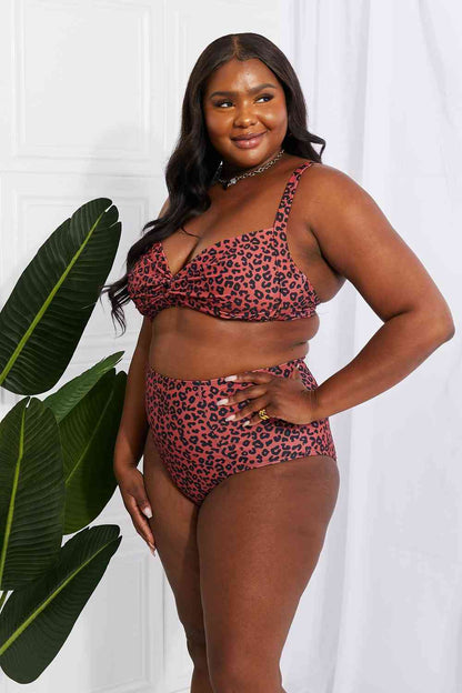 Twist High-Rise Bikini in Ochre