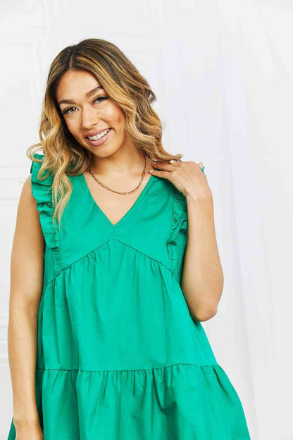 Play Date Plus Size Ruffle Dress