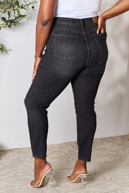 Judy Blue Plus Size Tummy Control High Waist Denim Jeans