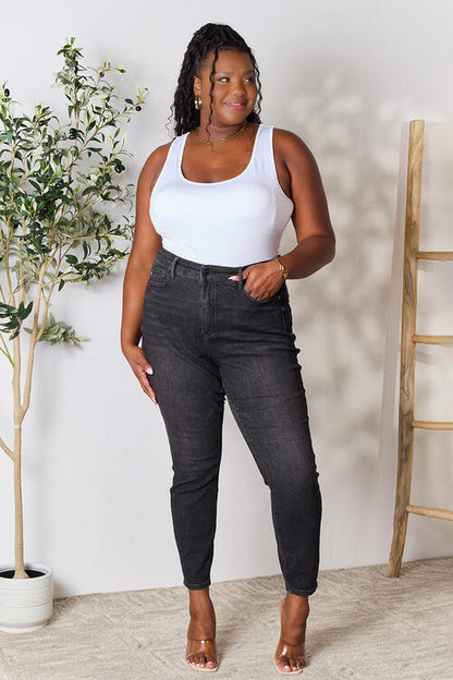 Judy Blue Plus Size Tummy Control High Waist Denim Jeans