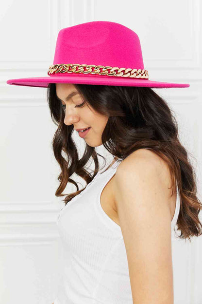 Fedora Hat in Pink