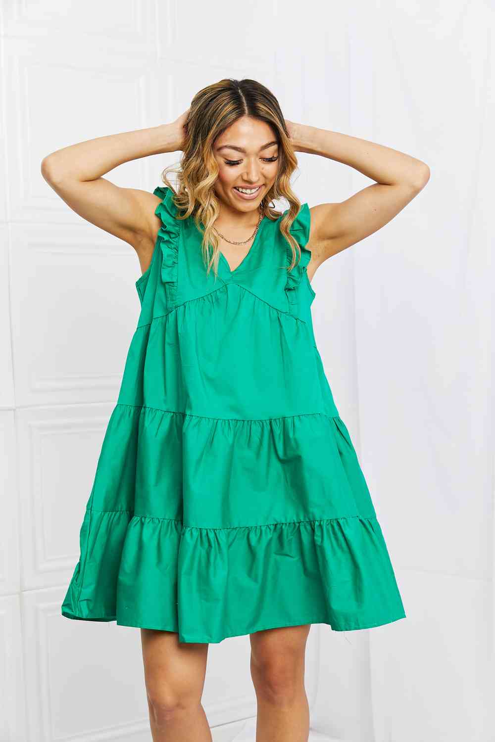 Play Date Plus Size Ruffle Dress