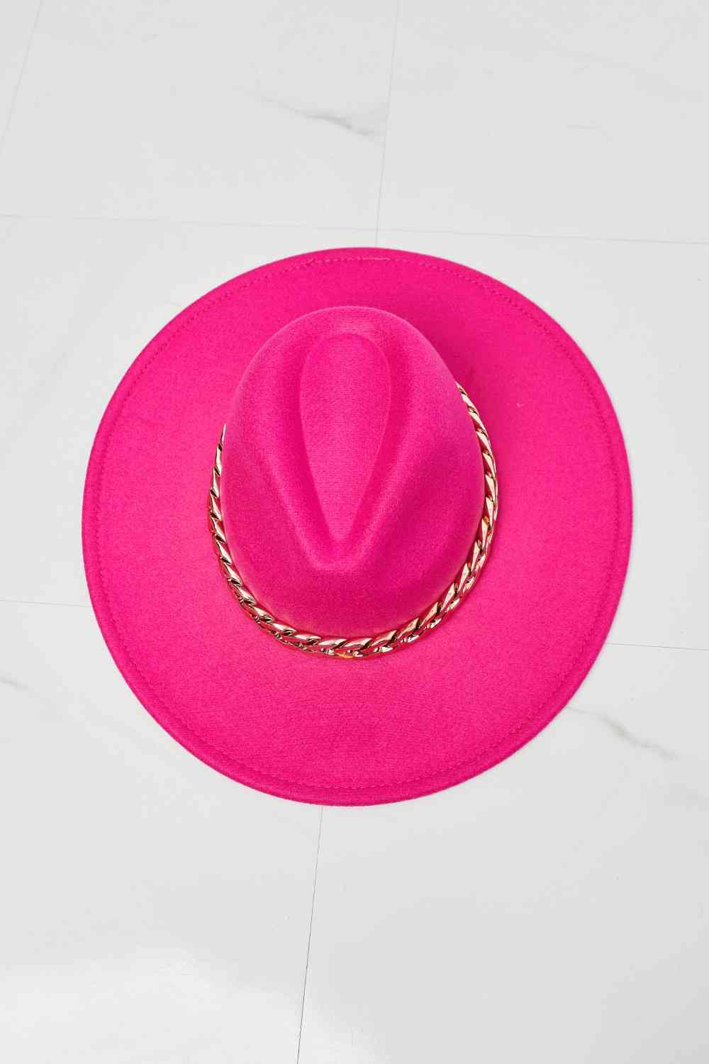 Fedora Hat in Pink